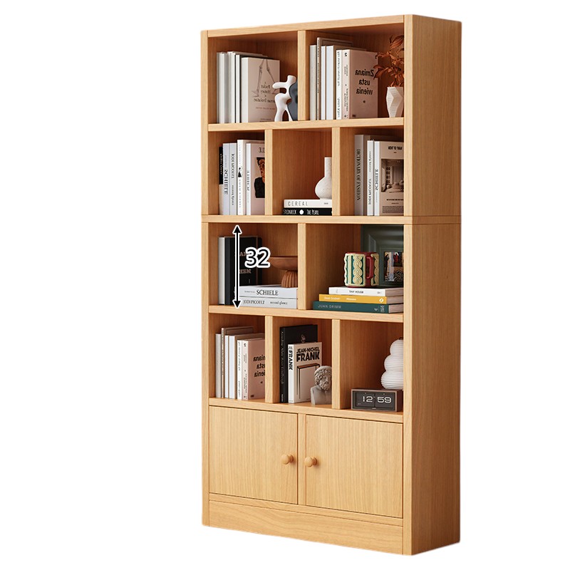 [MSF05] 北歐風格簡約帶櫃門書櫃